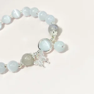 Vòng tay đá mắt mèo